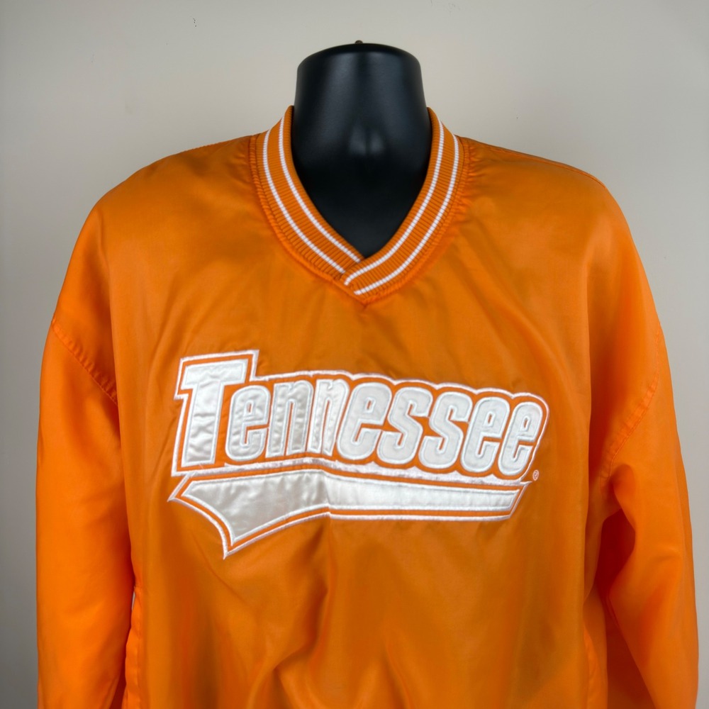 Vintage Starter Tennessee Volunteers Pullover Windbreaker Orange Mens‎ Large